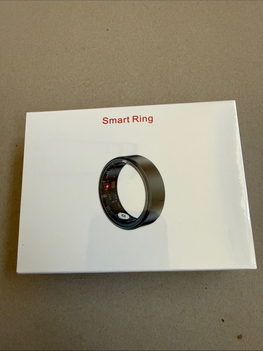 Smart J Ring for Women Men, Sleep Activity Health Tracking Ring, Black Size 9